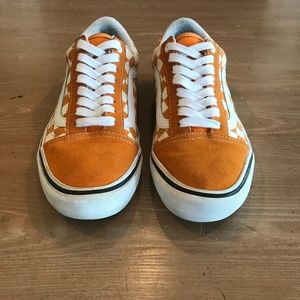 Vans Old Skool Checkerboard Cheddar & White
